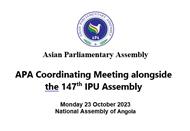 APA Coordination Meeting on the Sideline of the 147th IPU Assembly